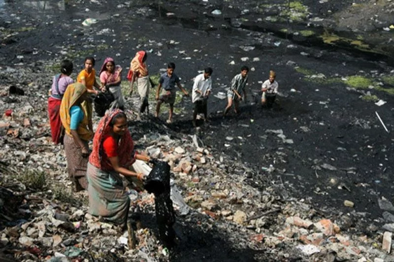 هزاریباغ، شهر زباله های صنعت چرم